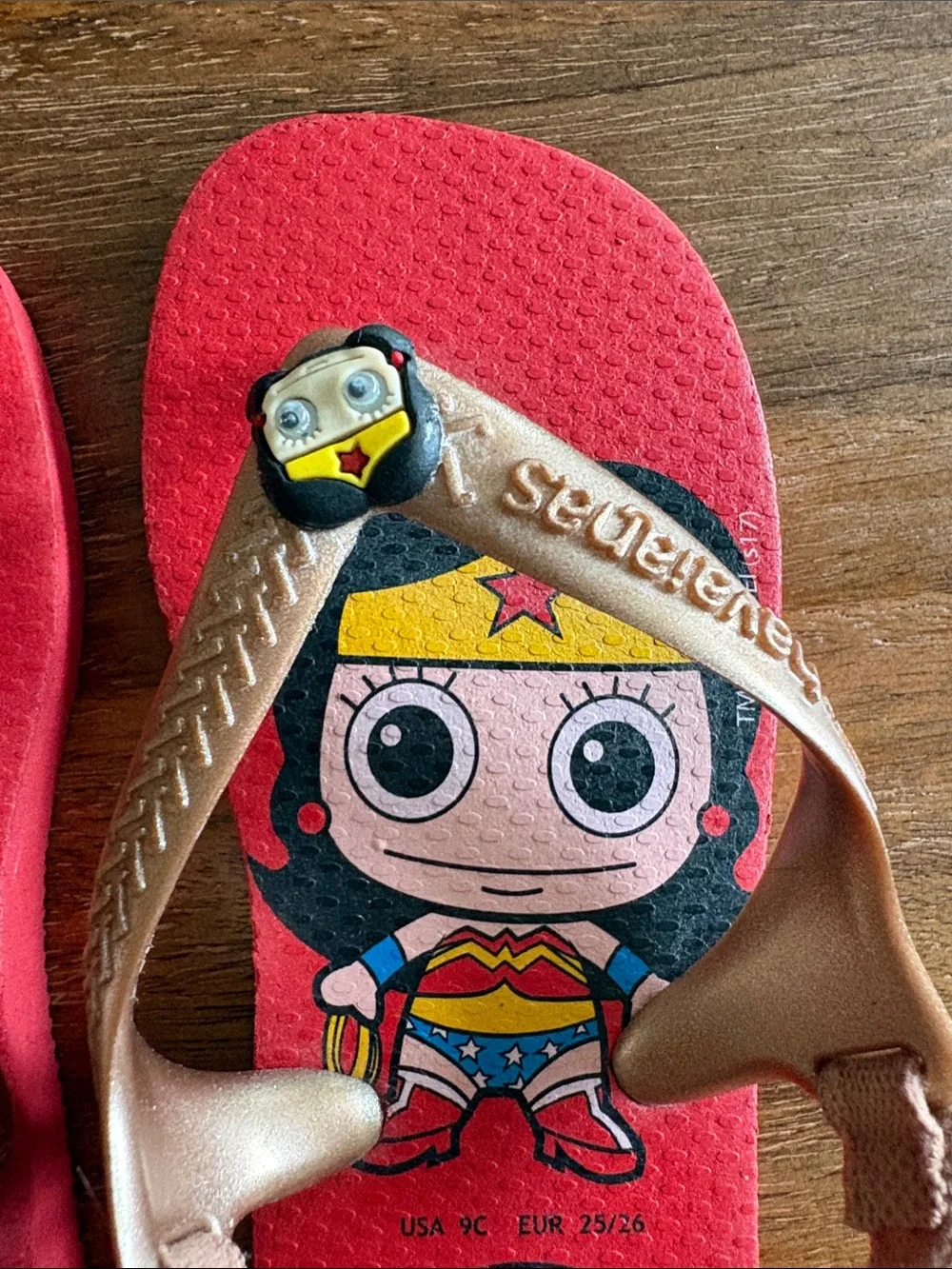 Havaianas- Kids Wonder Woman flipflops